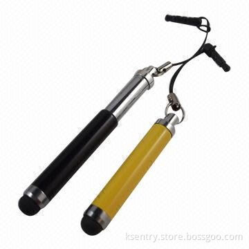 Retractable Touch Pens for iPhone 4S/iPad/Samsung/Smartphone Capacitive Screen Touch Pen